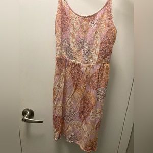 Multicolored Flowy Dress - L